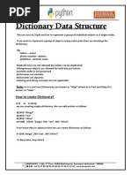 Dictionary Data Structure