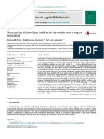 Discrete Applied Mathematics: Richard B. Tan, Erik Jan Van Leeuwen, Jan Van Leeuwen