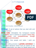 Mckinsey'S 7'S Framework: Prof. DR - Salim G Sonekhan - Sdmcet-Dharwad