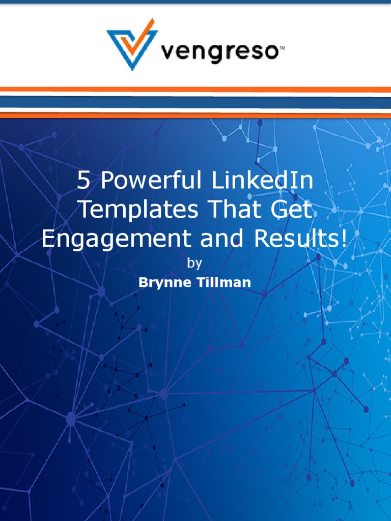 LinkedIn Engagement Templates Guide | PDF | Linked In | World Wide Web