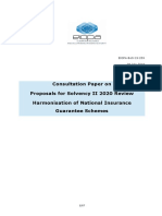 EIOPA-BoS-19-259 - Consultation Paper On Harmonisation of IGSs PDF