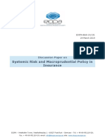 Systemic Risk Macroprudential Policy