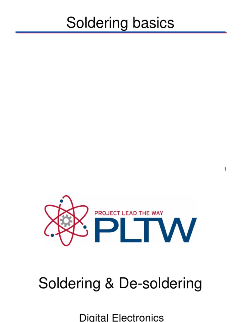 Soldering Basics and Techniques Guide | PDF | Soldering | Solder