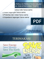 Hal Penting Dalam Paralel Trafo