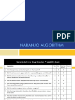 NARANJO ALGORITHM ASSESSMENT TOOL