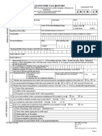 ITR-3 Indian Income Tax Return: Part A-GEN