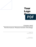 Performance Measurement Strategy: (Company Name)