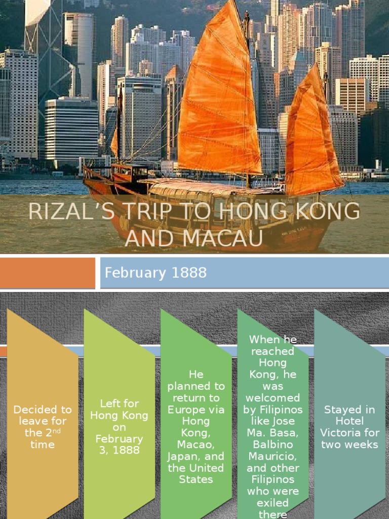 Rizal's 1888 Journey to Hong Kong & Macau | PDF | Macau