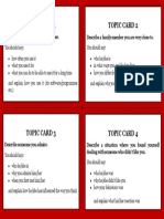 IELTS Topic Cards 1