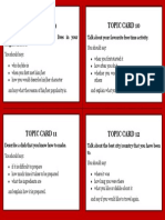 IELTS Topic Cards 3