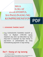 KAKAMFIL Mga Dulog at Estratehiya Sa Paglinang NG Komprehensiyon PDF
