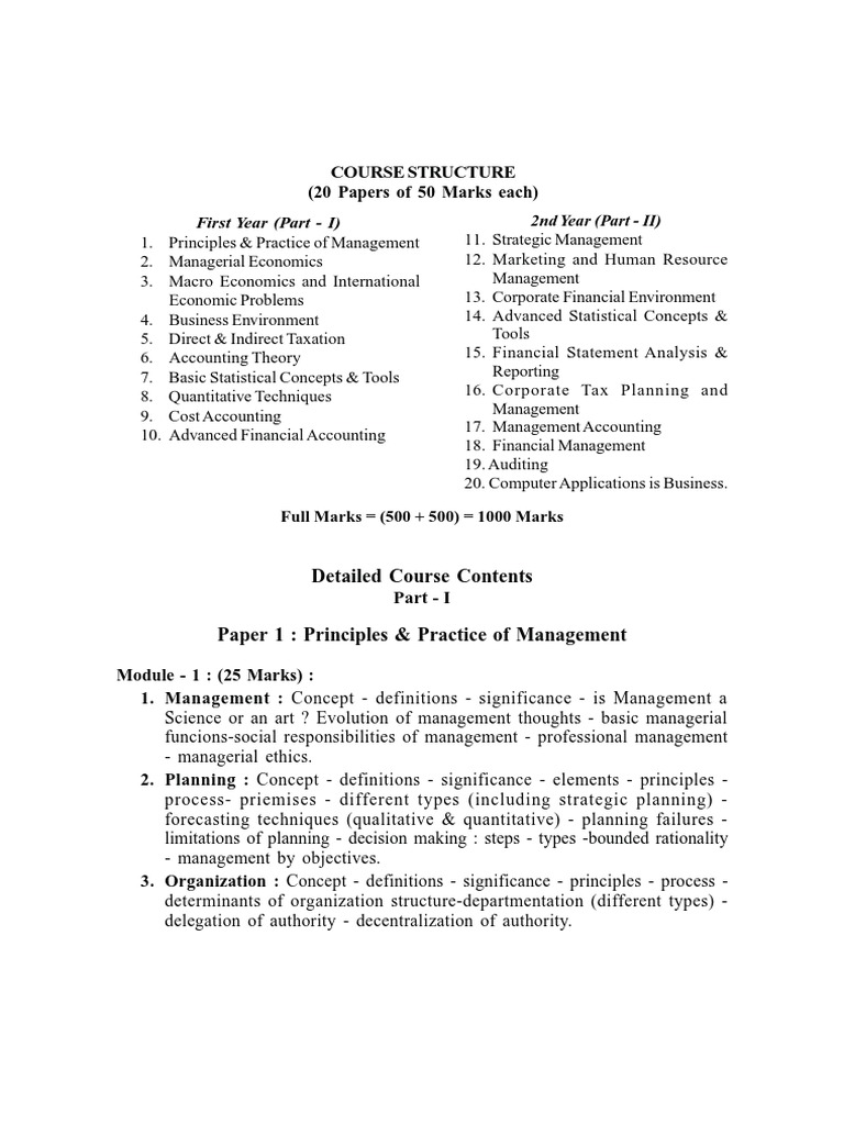 M.Com First Semester Syllabus Overview | PDF | Audit | Economics