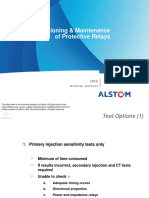 Commissioning & Maintenance of Protective Relays: Technical Institute