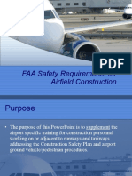FAA Safety Requirements For Airfield Construction