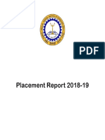 Placement Report 2018 19