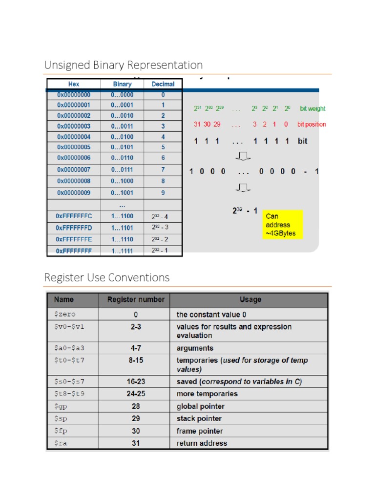 MIPS Function Call Conventions | PDF | Subroutine | Pointer (Computer ...
