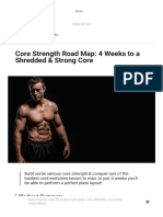 Core Strength Road Map - 4 Weeks To A Shredded & Strong Core