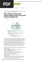 Materi Administrasi Infrastruktur Jaringan Konfigurasi Router, Vlan, Konsep Routing Dan Routing Static - Informasi Pendidikan