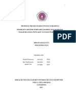 Proposal - PENERAPAN METODE FORWARD CHAINING DALAM SISTEM PAKAR DIAGNOSA PENYAKIT TANAMAN POHON SAWIT