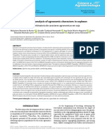 Comb. Analysis of Agronomic Characters in Soybean