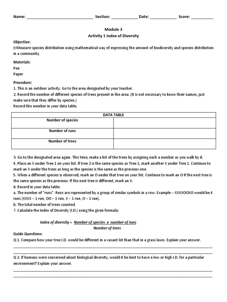 Activities Module 3 Activity 1 To 4 PDF Hypothesis Population