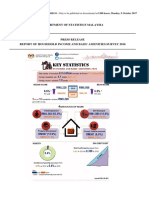 Report of Household Income and Basic Amenities Survey 2016