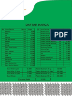 Daftar Harga