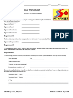 Pathfinder Scout Rank Worksheet: Requirement 1