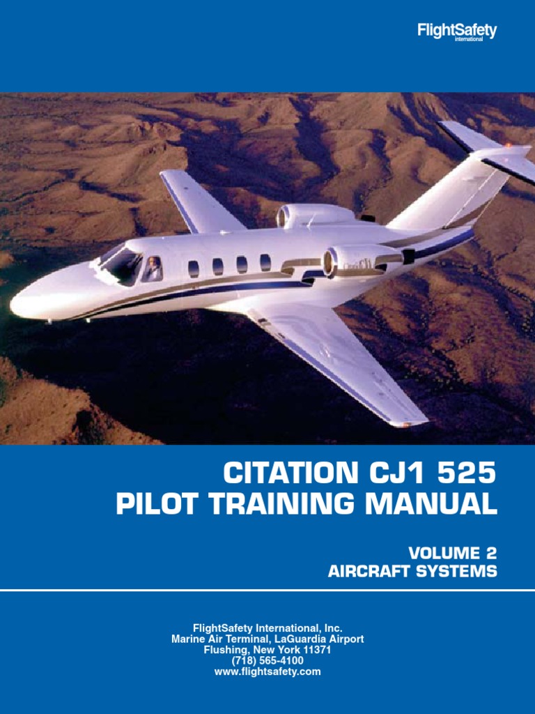 Citation Jet 1 Pilot Training Manual C525 Vol 2 Pdf Aircraft Landing Gear