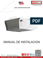 Manual de Instalación Motor Puertagarage