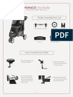 Monaco Pet Stroller: Stroller Assembly Parts List