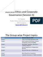 Business Ethics and Corporate Governance (Session-1)