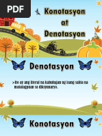 Mga Halimbawa NG Denotasyon at Konotasyon | PDF