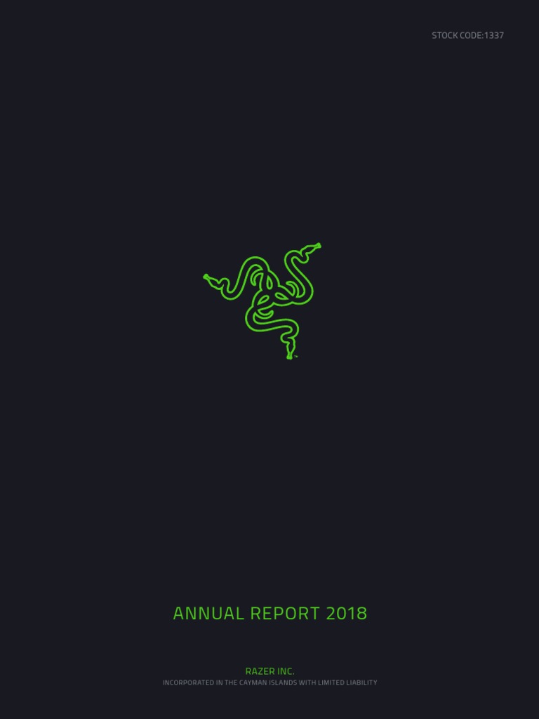 2018 Razer Financial Report | PDF | Tencent | Mobile Game