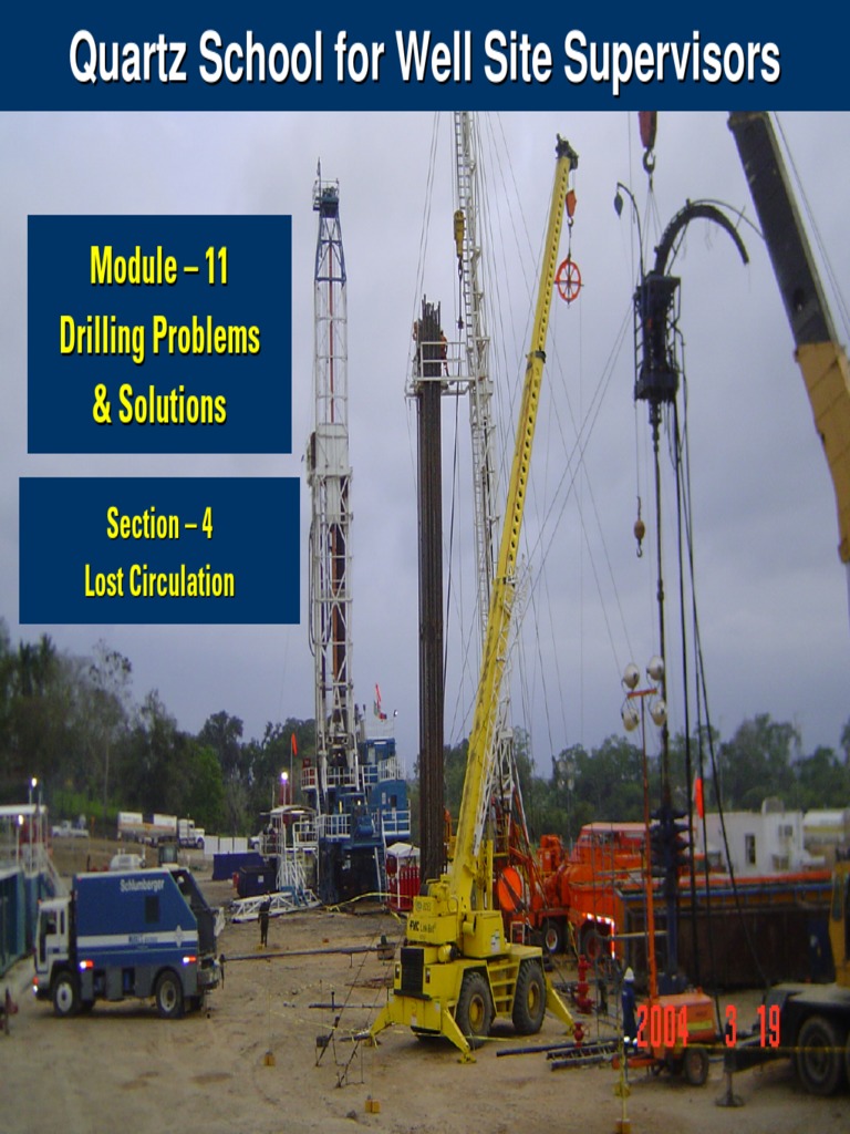 04 Lost Circulation Pdf Pdf Oil Well Drilling