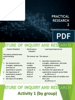 Nature of Inquiry and Research