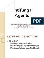 Antifungal Agents: Laboratorium Farmakologi Dan Terapi Fakultas Kedokteran Universitas Jenderal Soedirman