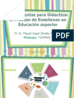 Herramientas para Didactizar El Proceso de Enseñanza Aprendizaje