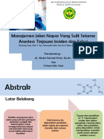 Manajemen Jalan Napas Yang Sulit Selama Anestesi