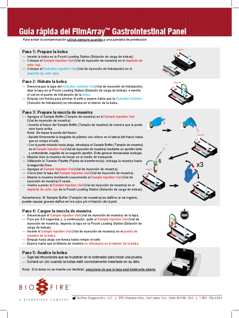 Inserto Biofire Gastrointestinal | PDF | Escherichia coli | Salmonela