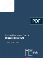 Bases Regionales Fondo Patrimonio Cultural 2019