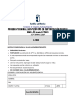 Inglés Avanzado-B2 Comprensión Escrita. Prueba PDF