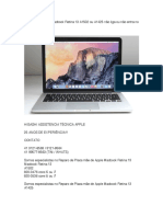 Reparo Placa Mãe Macbook Retina 13 A1502 Ou A1425 Não Liga Ou Não Entra No Sistema