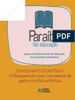 Planejamento como Instrumento de Gestão de Política Pública