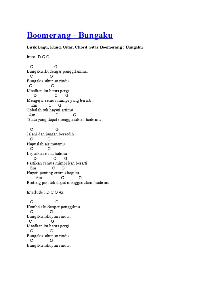 Boomerang Bungaku Docx