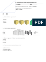 Prueba Semestral de Matematicas Primer Semestre Tercer Año 2019