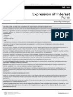 Expression of Interest: Skilled Migrant Category Use The Guide To Help You Complete The Expression of Interest (EOI) Form