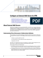 Configure External AAA Server VPN