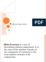 Calculate Mole Fractions in Solutions