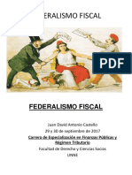 Federalismo Fiscal Esp. Finanzas Pcas y Reg. Trib.